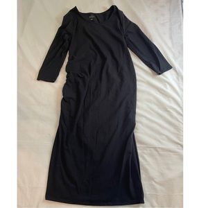 Isabel Maternity by Ingrid & Isabel Black Dress Size: L